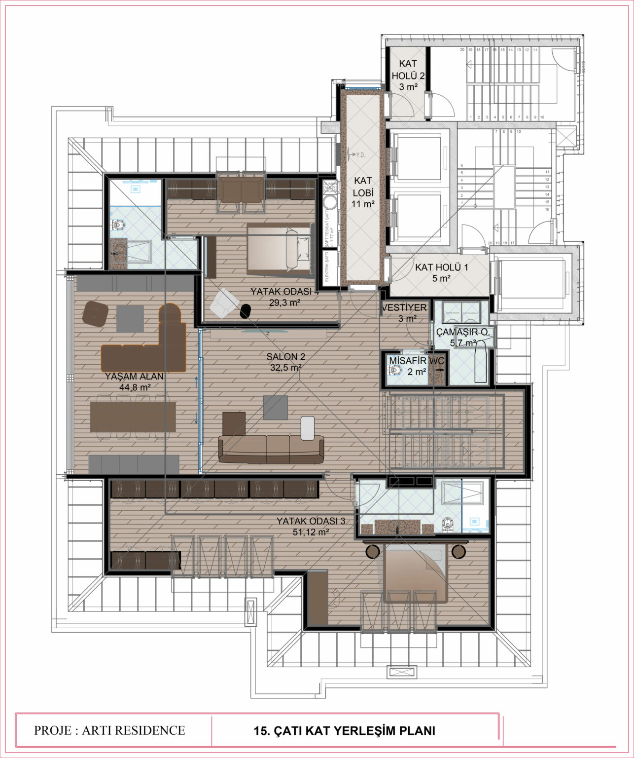 Dubleks Kat Planı - ARTI RESIDENCE